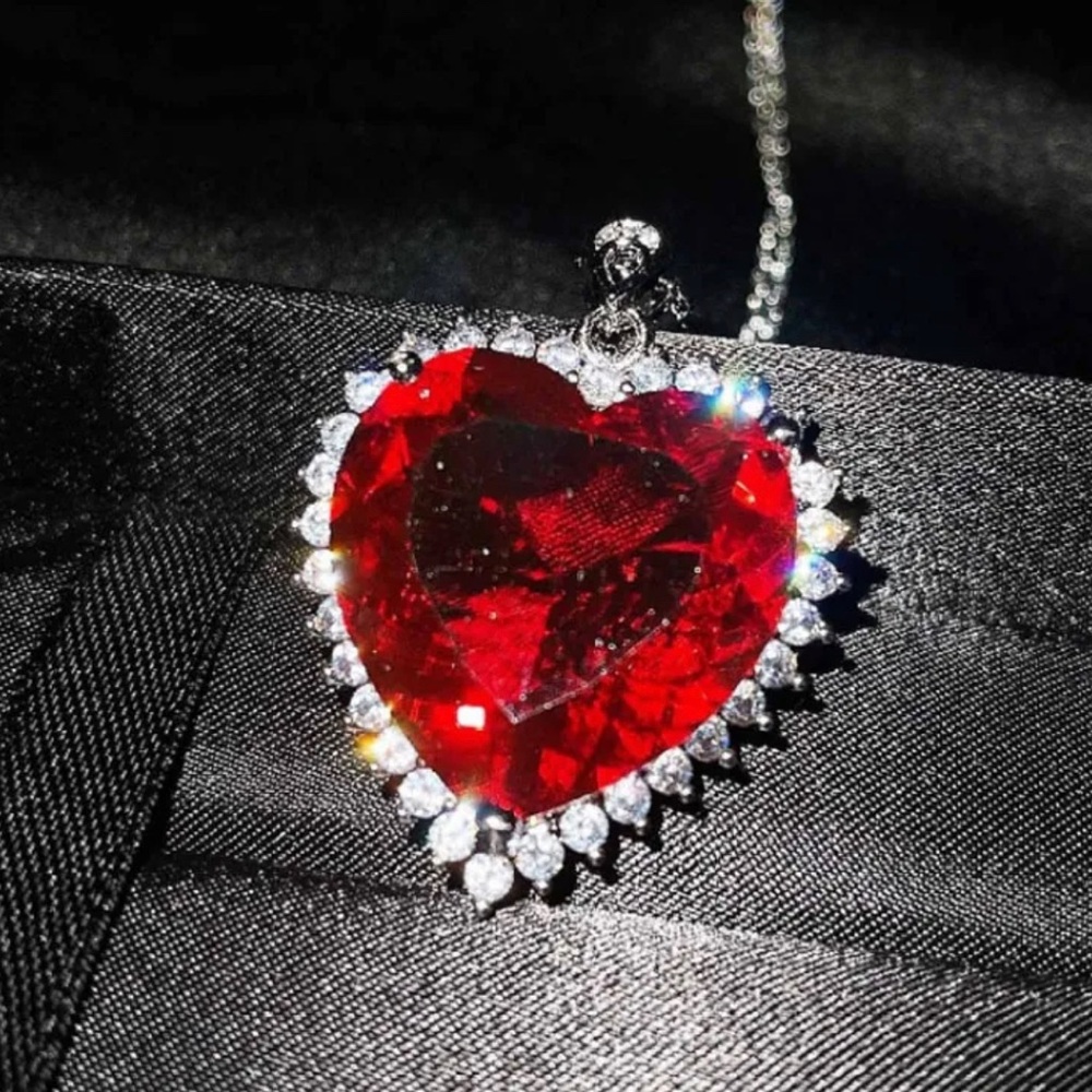 Heart Crystal Stone Necklace
